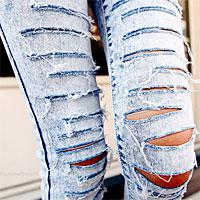 Как красиво порвать джинсы